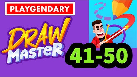 DRAWMASTER level 41 42 43 44 45 46 47 48 49 50 gameplay android ios