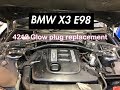 BMW X3 E83 2.0L Diesel 4212 Glow plug Cylinder 1 Activation how to replace glow plugs / preheating