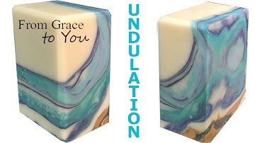 Making “Undulation” Cold Process Artistic Soap