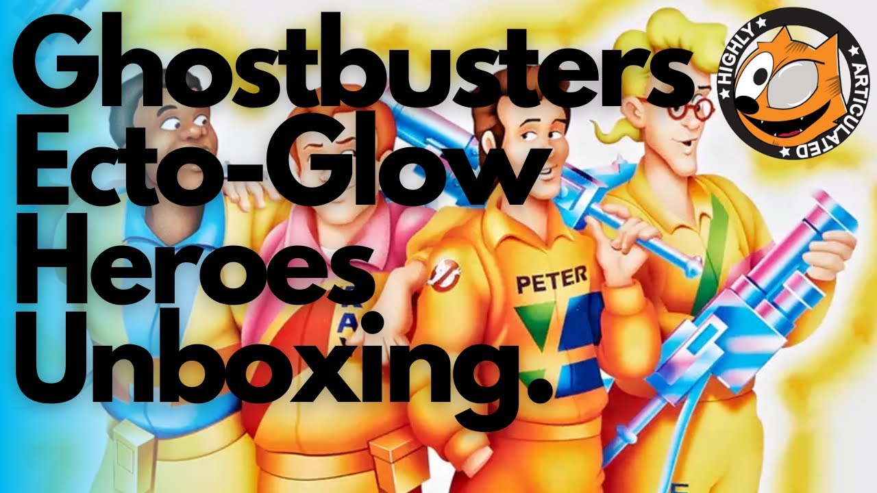 The Real Ghostbusters Ecto-Glow Heroes Collectors Set Unboxing