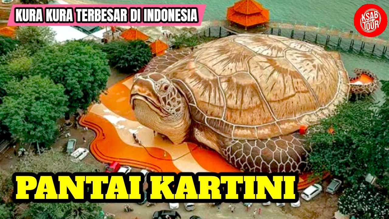 PESONA PANTAI KARTINI JEPARA ! Ikon Patung Kura Kura Terbesar Di Indonesia
