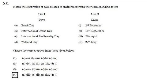 UGC NET Dec 2019 Environmental Science Part-II Answer Key II by Prateek Kumawat II ECO Academy