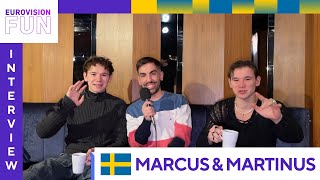 Interview with Marcus & Martinus - Sweden 2024 | EurovisionFun
