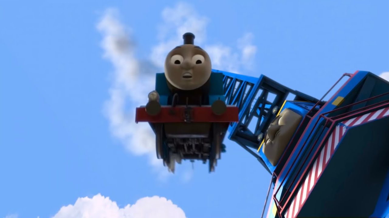 [BERESFORD LOWERS HIS HOOK VERY FAST, SENDING (SCAR EYED) THOMAS DOWN AT A NECK HECK SPEED]