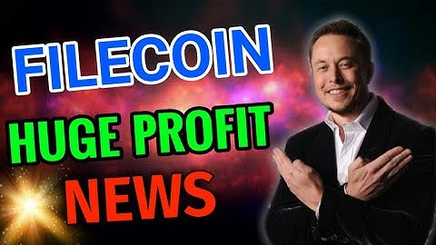 Filecoin Elon Musk Profit || Filecoin Price Prediction! File Today Update
