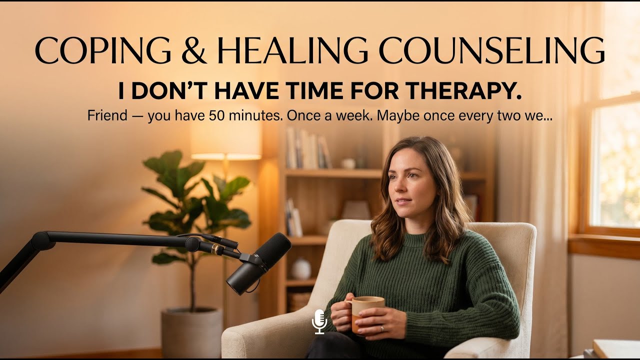 "I don't have time for therapy." episode artwork