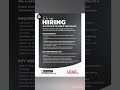 job opening in Kochi #hiring #careers #interview #job #jobseekers #jobopening