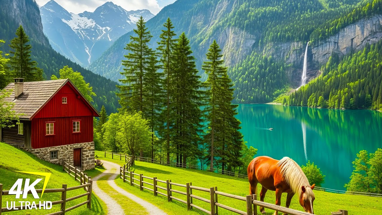 Beautiful Piano Music for Inner Peace 🌿 Deep Relaxation, Stress Relief & Peaceful Nature Scenery