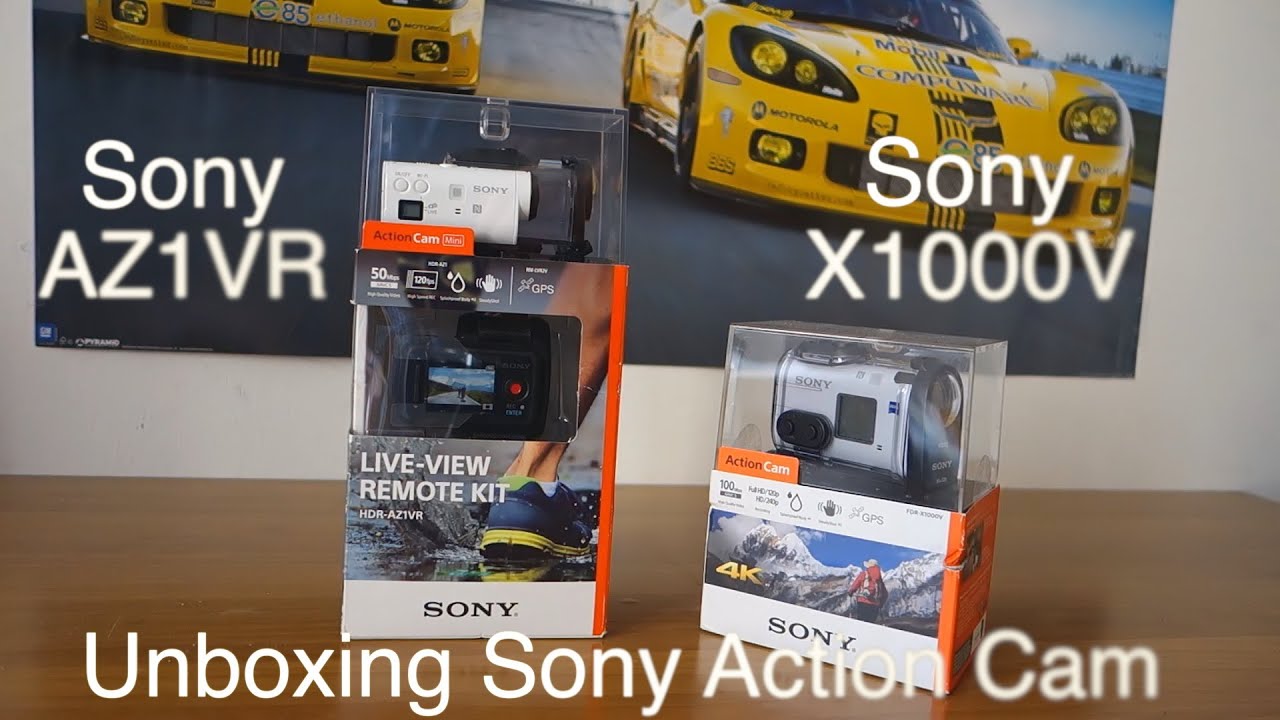 Sony Action Cam Review 4k and mini (Part 1) Unboxing Sony AZ1VR