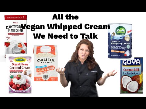 Video: Is squirty cream vegan?