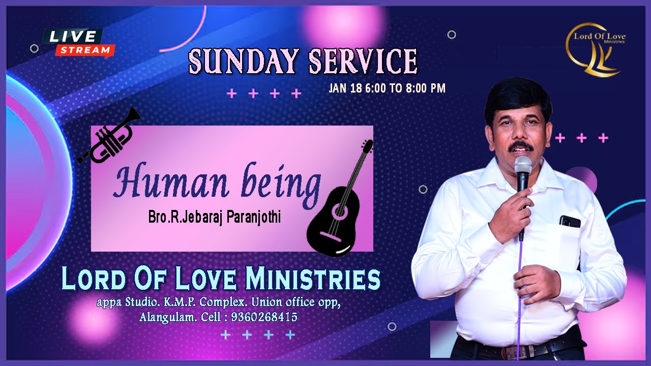 Humanbeing ; Lord of Love Ministries ; 18 :01 :2026