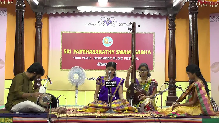 Kruthi Bhat l December Music Festival 2018 l Sri P...