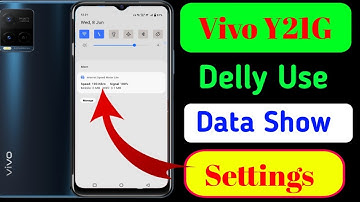 Vivo Y21G me Daily Use data kaise show kare & dekhe//vivo y21g me notification bar/daily data Used