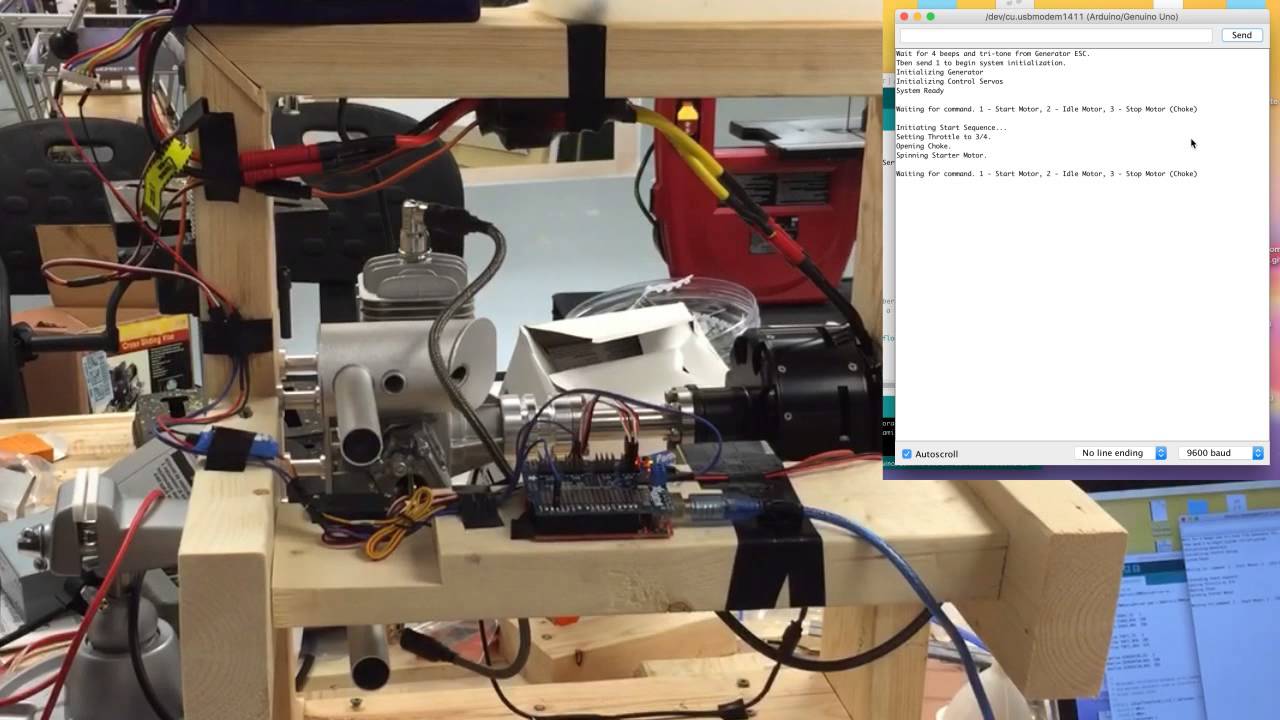 ECE495 Generator Control System Demo - YouTube