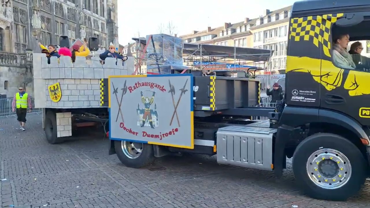 Das ist Aachener Karneval. Teil 2. Tulpensonntag. 02.03.2025. 4K-Video.