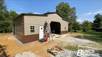Horse Barn Building Time Lapse