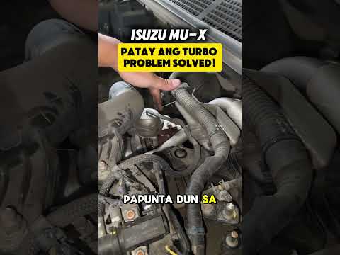 ISUZU MU-X TURBO SOLENOID | Check Engine Low Power