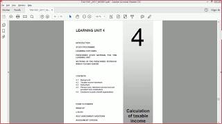 TAX1501 Taxable income for individuals