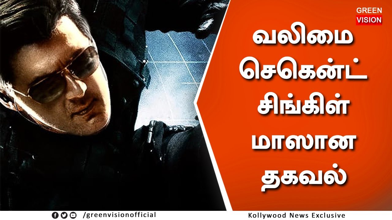 மிரட்டலான வலிமை செகண்ட் சிங்கிள் ட்ராக் – Valimai Second Single Track – Ajith - Yuvan - Boney Kapoor