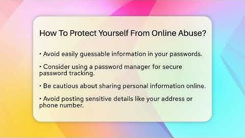 How To Protect Yourself From Online Abuse? - Everyday-Networking