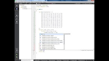C++. Многомерные массивы. Матрица