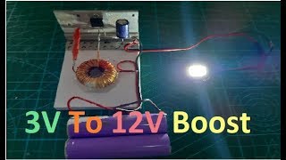 DIY Simple Boost Converter Circuit - DC 3.7V to DC 48V Converter