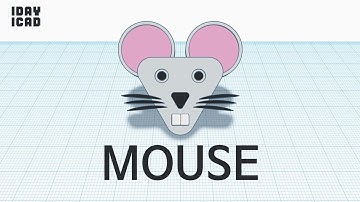 [1DAY_1CAD] MOUSE (Tinkercad : know-how / style / education) [STL data download]