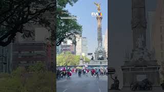 Manifestantes cierran Reforma a la altura del Ángel de la Independencia; marcharán al Zócalo