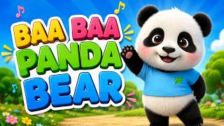 Baa Baa Panda Bear Have You Any Wool Panda Cartoon for Kids Panda Tots