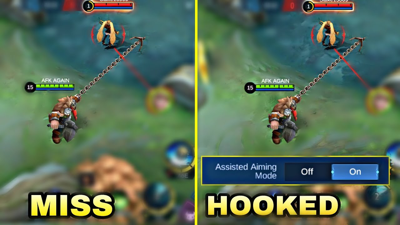 Tutorial Mobile Legends on PC Controller Aim Skills 