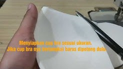 MEMASANG CUP BRA PADA KAMISOL (BUSTIER)