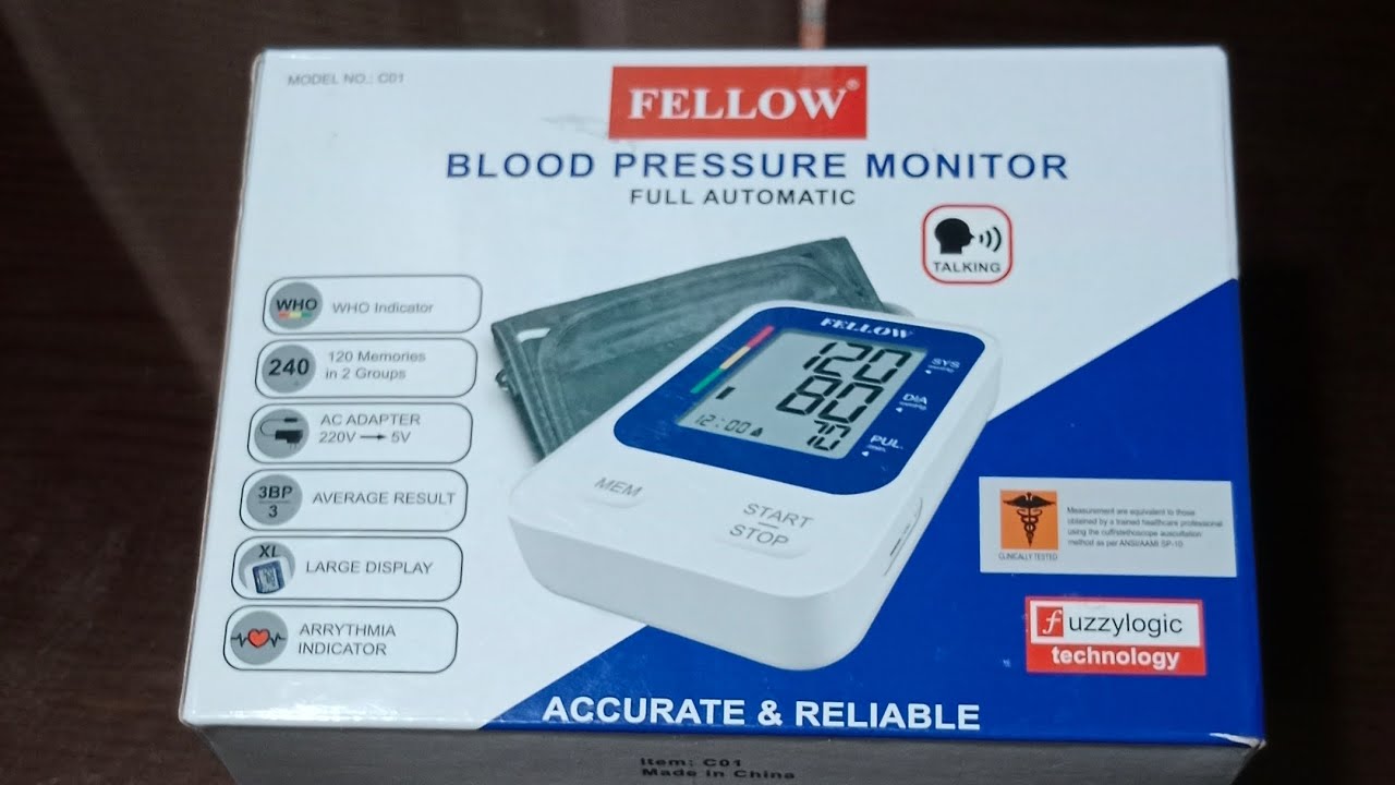 FELLOW / Blood Pressure Monitor YouTube