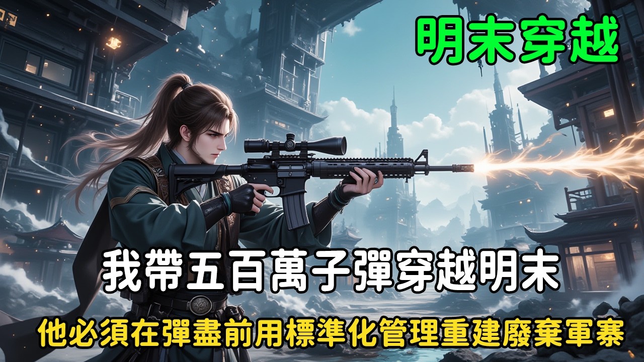 《我帶五百萬子彈穿越明末，卻發現寨子早就叛變了》現代軍官穿越崇禎十年，開局遇屠村+撿到明軍偵察兵遺物！系統倉庫藏五百萬發子彈卻不可再生，他必須在彈盡前用標準化管理重建廢棄軍寨…#穿越 #小说 #動漫