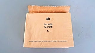 Tasting 2017 Canadian Military MRE (Meal Ready to Eat)