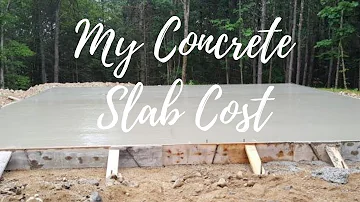 How much does a 9x12 concrete slab cost?