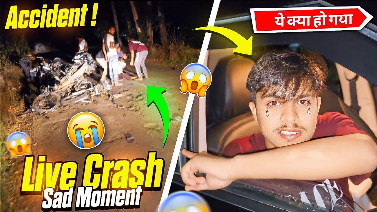 Live crash caught on camera 😐🥲|| accident || THEKAALVLOGR - YouTube