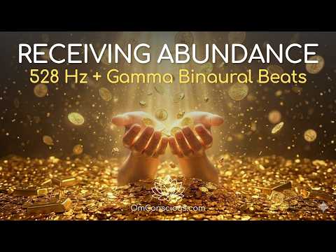 Receiving Abundance and Wealth | 528Hz + 40Hz Gamma