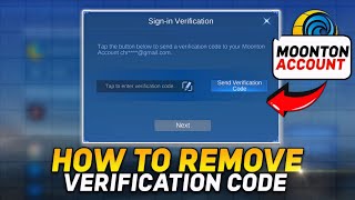 HOW TO REMOVE AND BYPASS VERIFICATION CODE IN MOBILE LEGENDS | NEW METHOD 100% WORKING!