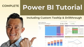 Power BI Tutorial from Beginner to Expert in ONE video (including Custom Tooltip & Drillthrough)