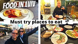 Lviv FOOD TOUR - places to eat in LVIV - Lviv restaurants you MUST VISIT