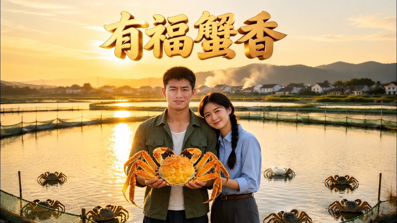 【完整版】AI短剧《有福蟹香》农家子弟苦干七年养出蟹塘,却被父母九百块卖掉为哥凑钱。他净身出户进城摆摊,凭祖传帝王蟹手艺,他从地摊杀进国营饭店!#短剧 #完结 #蔓蔓書屋 #大结局 poster