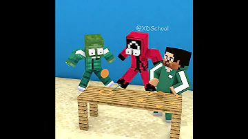 When Pro Steve v.s Zombie Plays Squid Game Dalgona Candy | Monster School Minecraft Animations