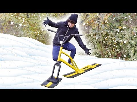 Kit De Conversión Para Scooter De Nieve - 1 Par De Esquís, Convierte Tu Scooter O Trineo Para Usar En Invierno