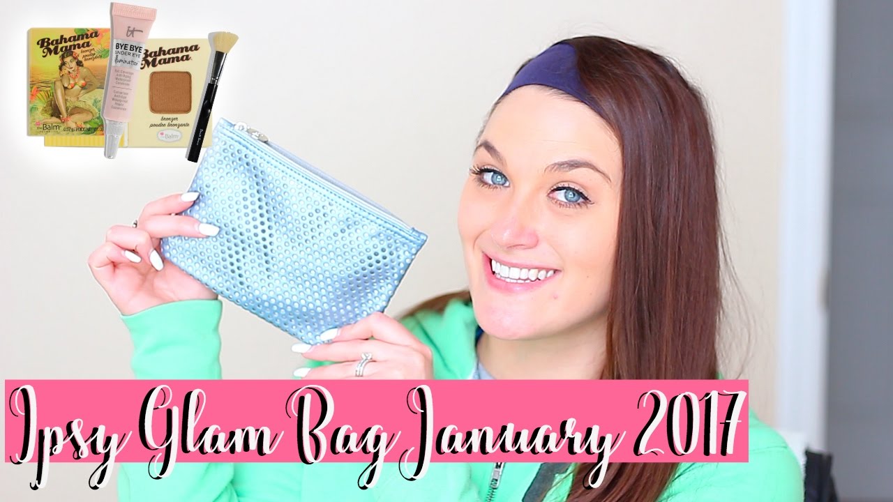 Ipsy Glam Bag Unboxing January 2017 | ThatCLeigh