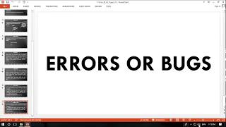 Errors or Bugs in c programming in hindi | Types of error in c programming | c programming error