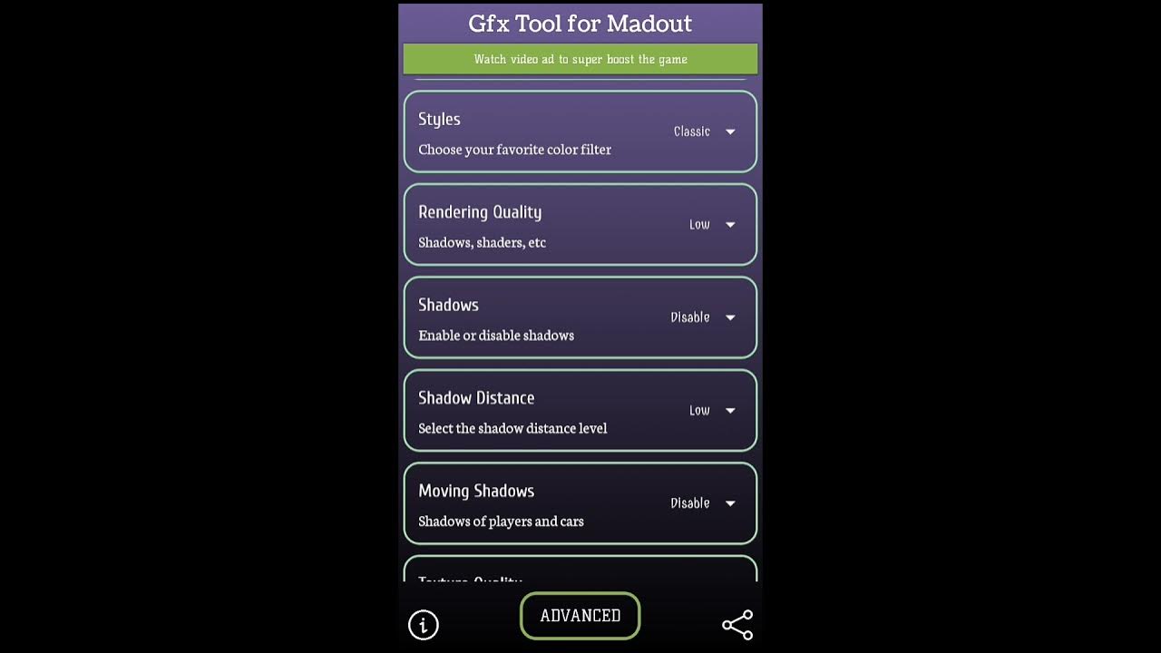 Разрешить приложению GFX Tool. Gfxtool for madout2 ( ранний доступ ). Как настроить GFX Tool. Madbit2 программа для настройки.