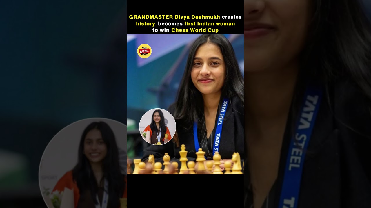 19-year-old Divya Deshmukh wins FIDE Chess Women's World Cup! First Indian woman in history