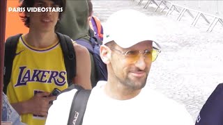 Novak Djokovic with his fans @ Paris 31 may 2024 during Roland Garros Tennis French Open