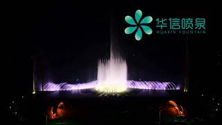 Saudi Arabia Sea-water Musical Fountain Animation-----HUAXIN Art Fount