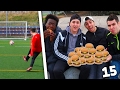 El reto de las hamburguesas futbol vida real